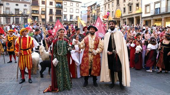 Carlos I y Francisco de los Cobos.