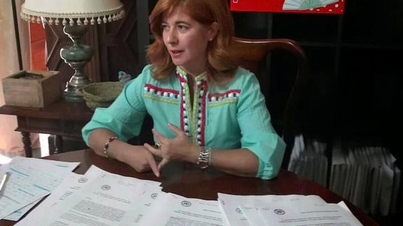 Antonia Olivares, alcaldesa de Úbeda.