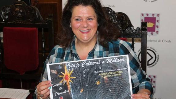 Magdalena Urrutia en la presentación.