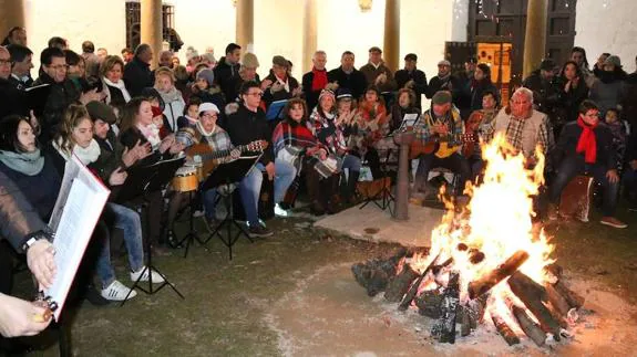 Villancicos al calor de la lumbre.