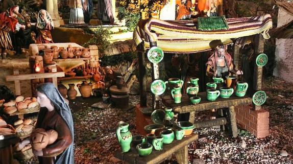 Detalle de uno de los belenes presentados.