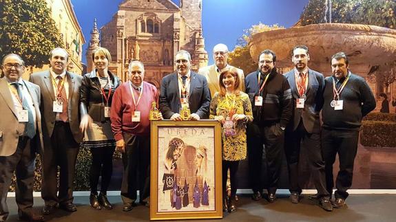 Presentación del cartel de Semana Santa, este miércoles en Fitur.