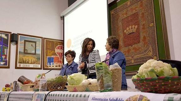 Un reciente taller sobre alimentación saludable.