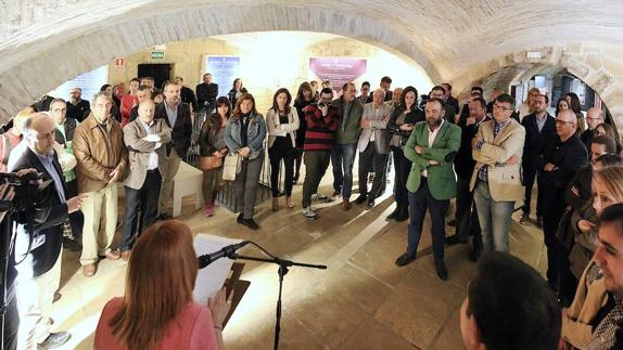 Acto de inauguración del centro.