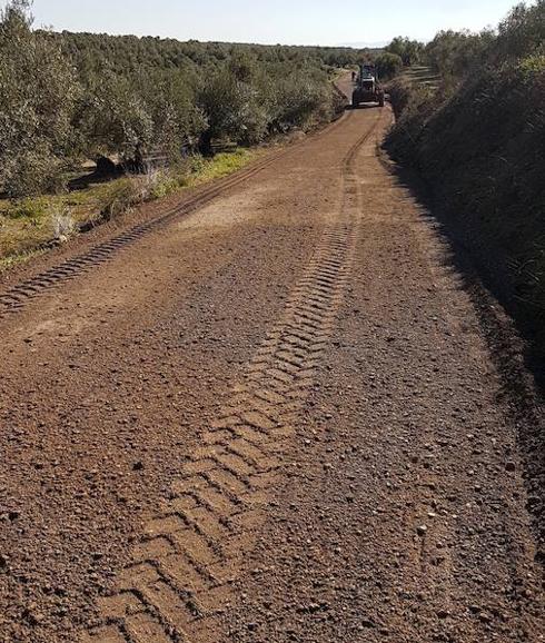 Obras de mejora en el camino de Santa Quiteria