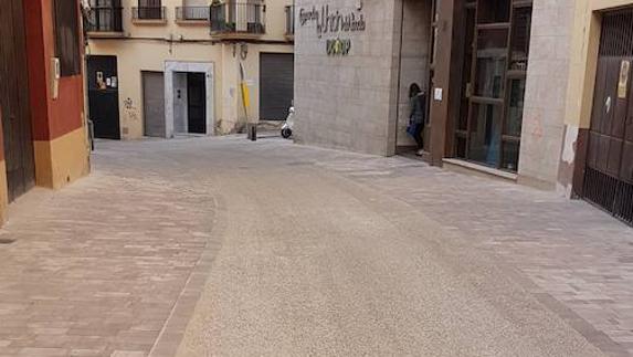 Vista de la calle Córdoba remodelada.