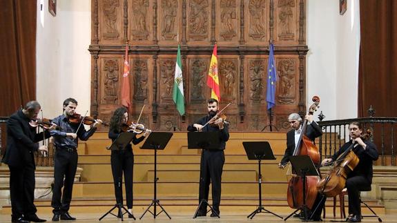 Un momento del recital.