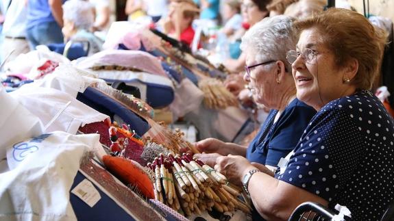 Algunas de las asistentes al encuentro.