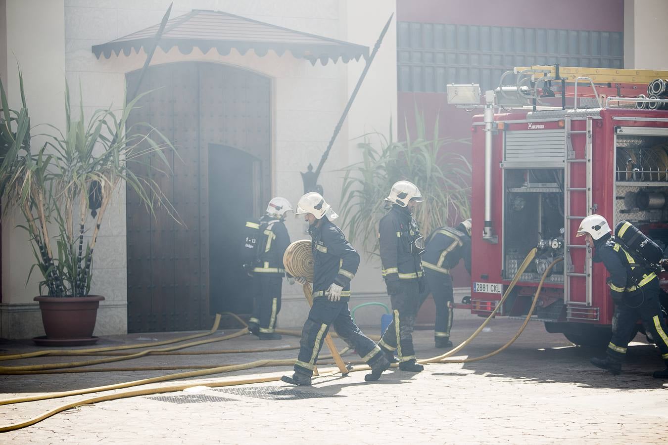 Incendio en Ron Montero