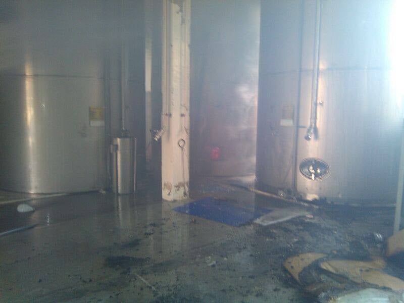 Incendio en Ron Montero