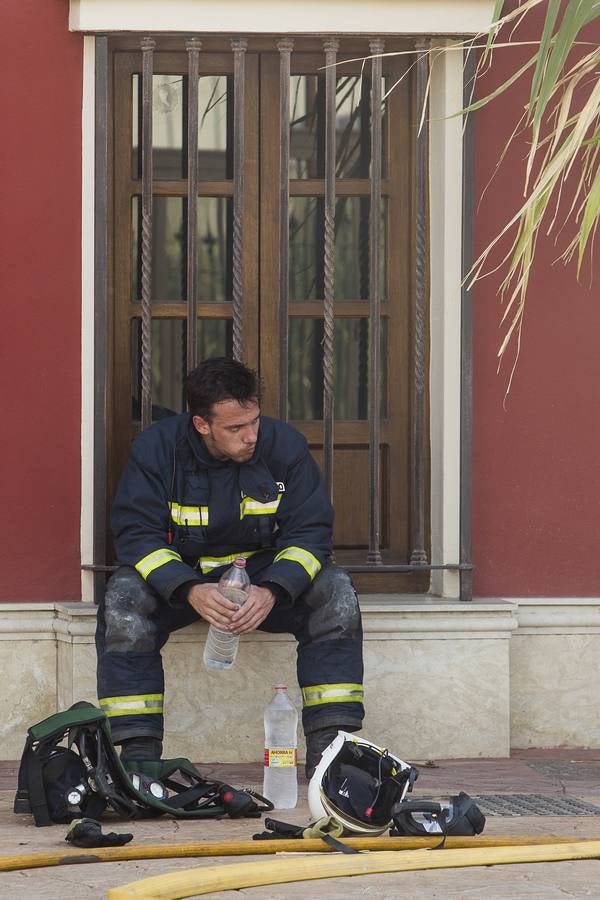 Incendio en Ron Montero