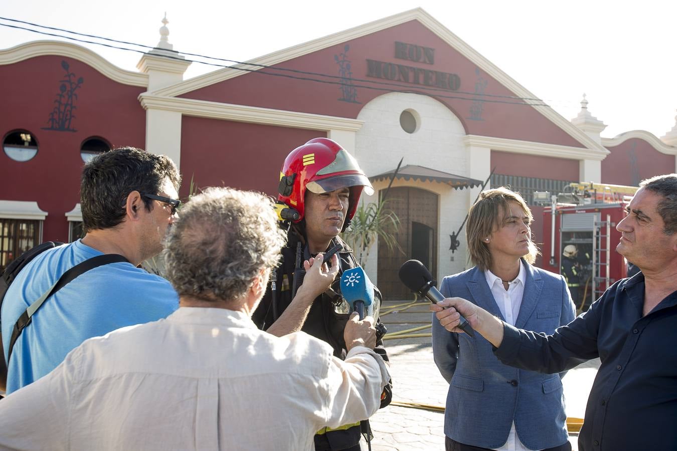 Incendio en Ron Montero