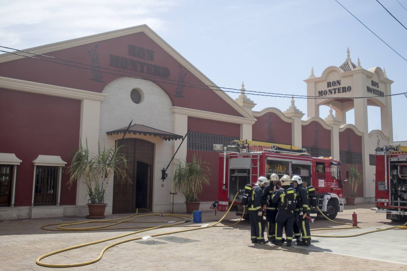 Incendio en Ron Montero