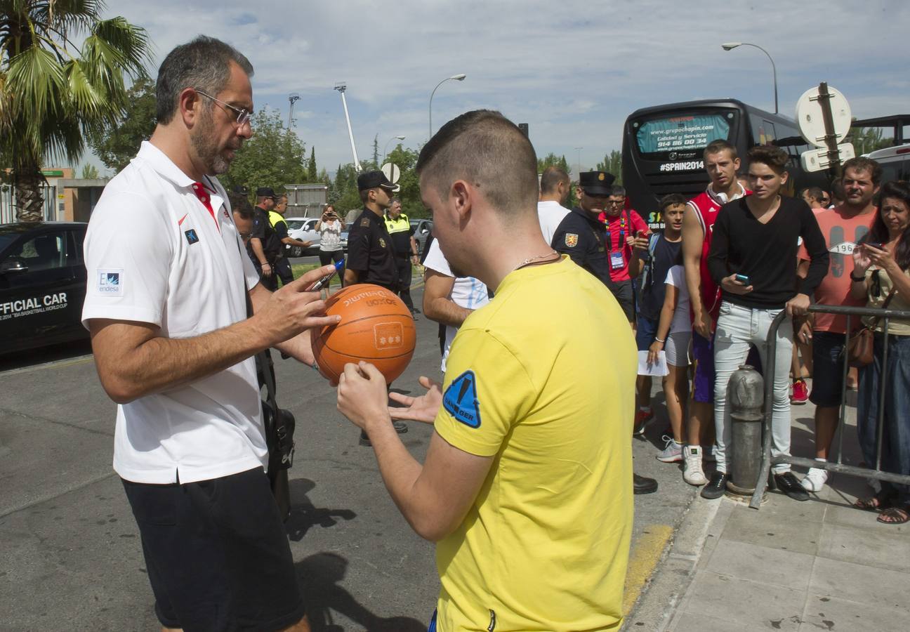 La Selección Española de Baloncesto en Granada