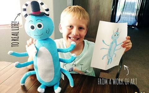 ¿Quieres que los dibujos de tus hijos se conviertan en originales peluches para ellos?