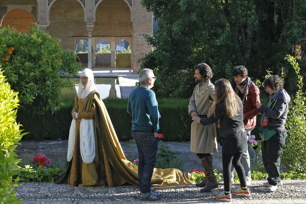 Así fue el rodaje de Isabel en Granada