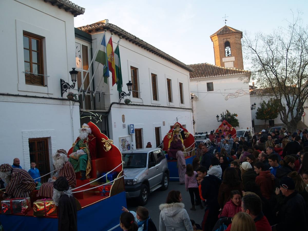 La cabalgata en Gójar.