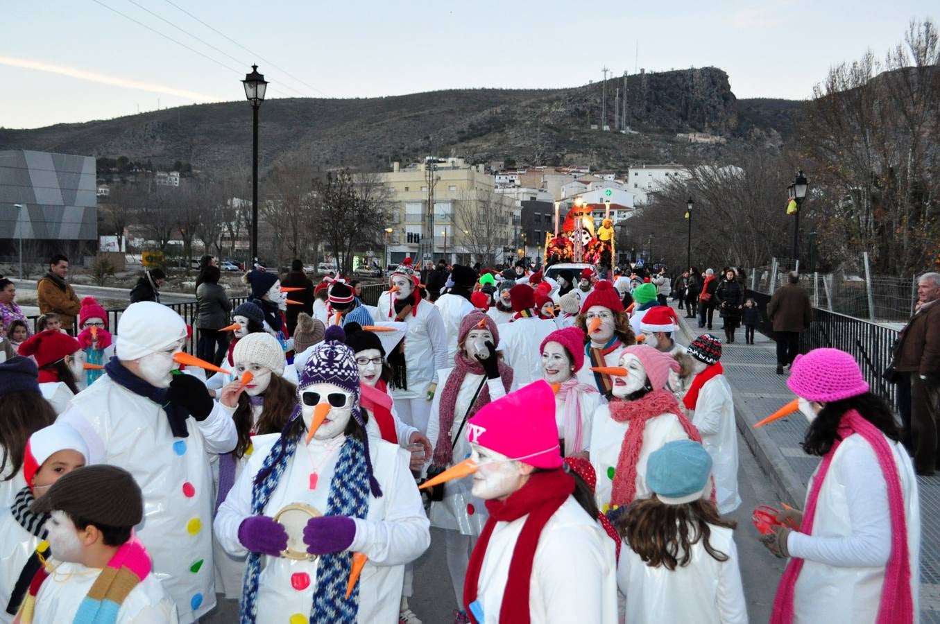 Las carrozas en Loja.