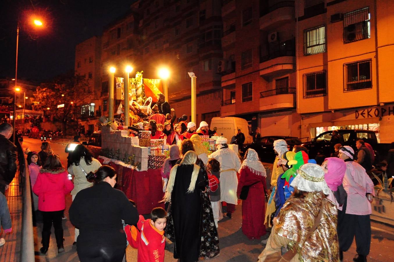 Las carrozas en Loja.