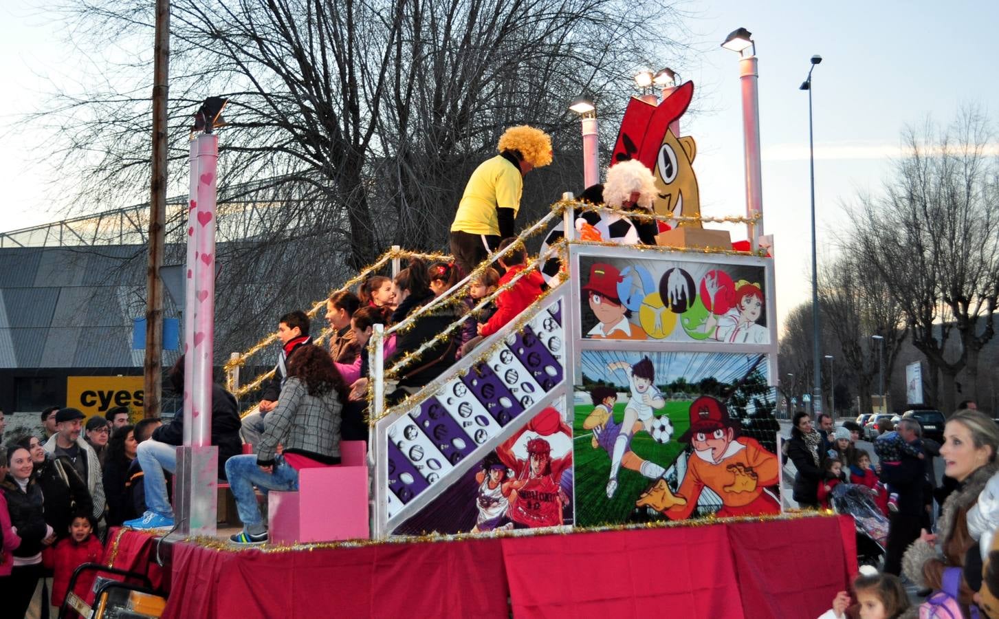 Las carrozas en Loja.