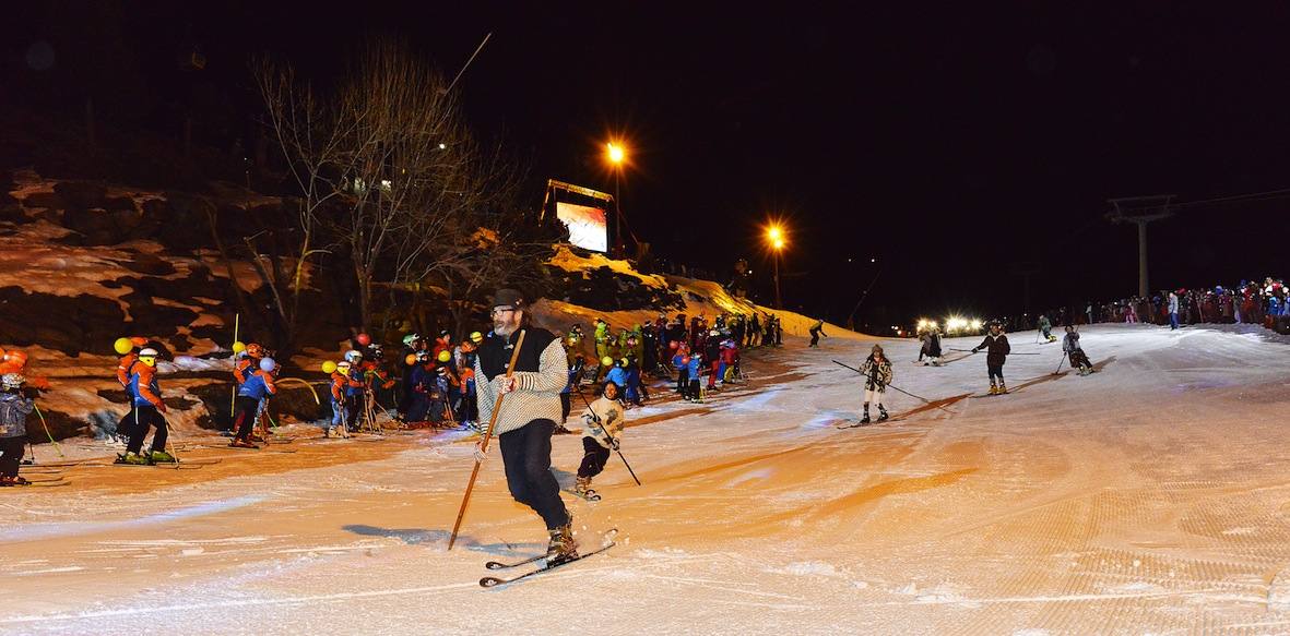 La bajada de los Reyes Magos en Sierra Nevada.