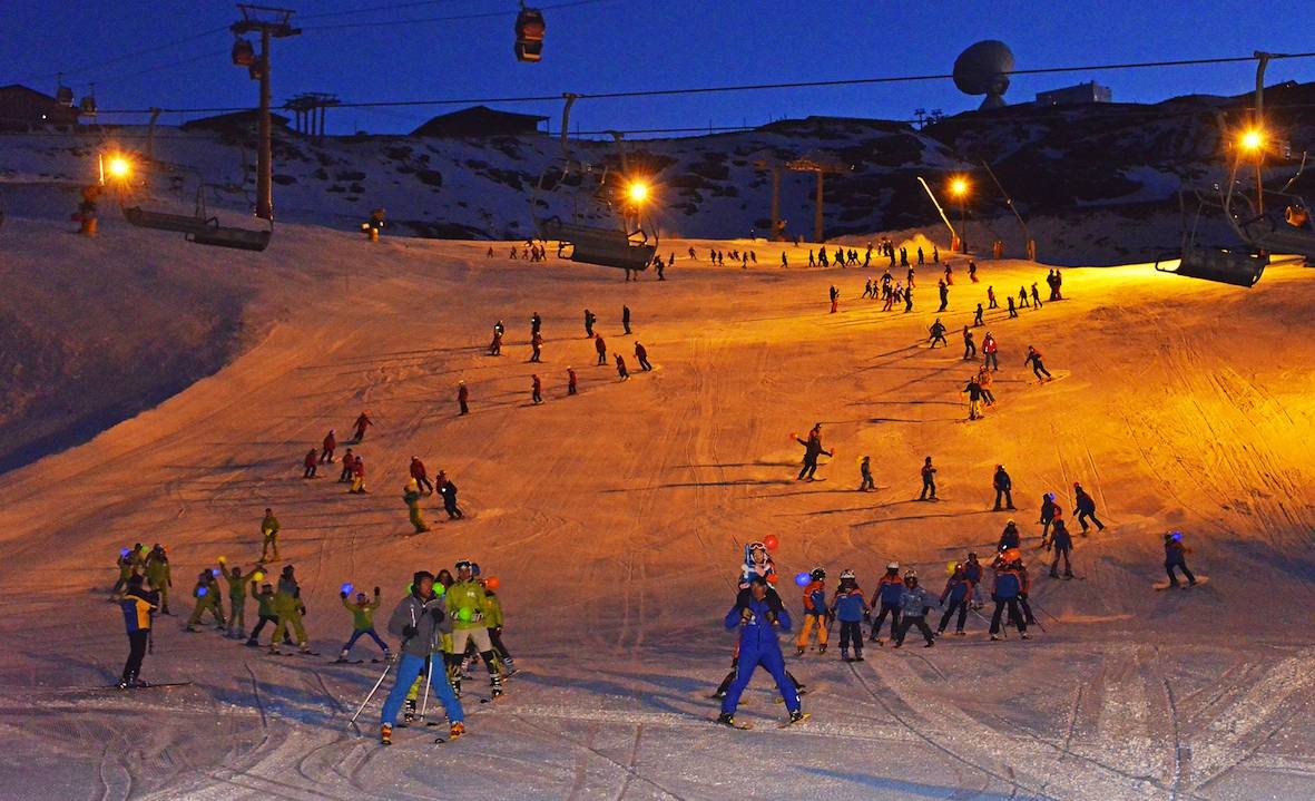 La bajada de los Reyes Magos en Sierra Nevada.