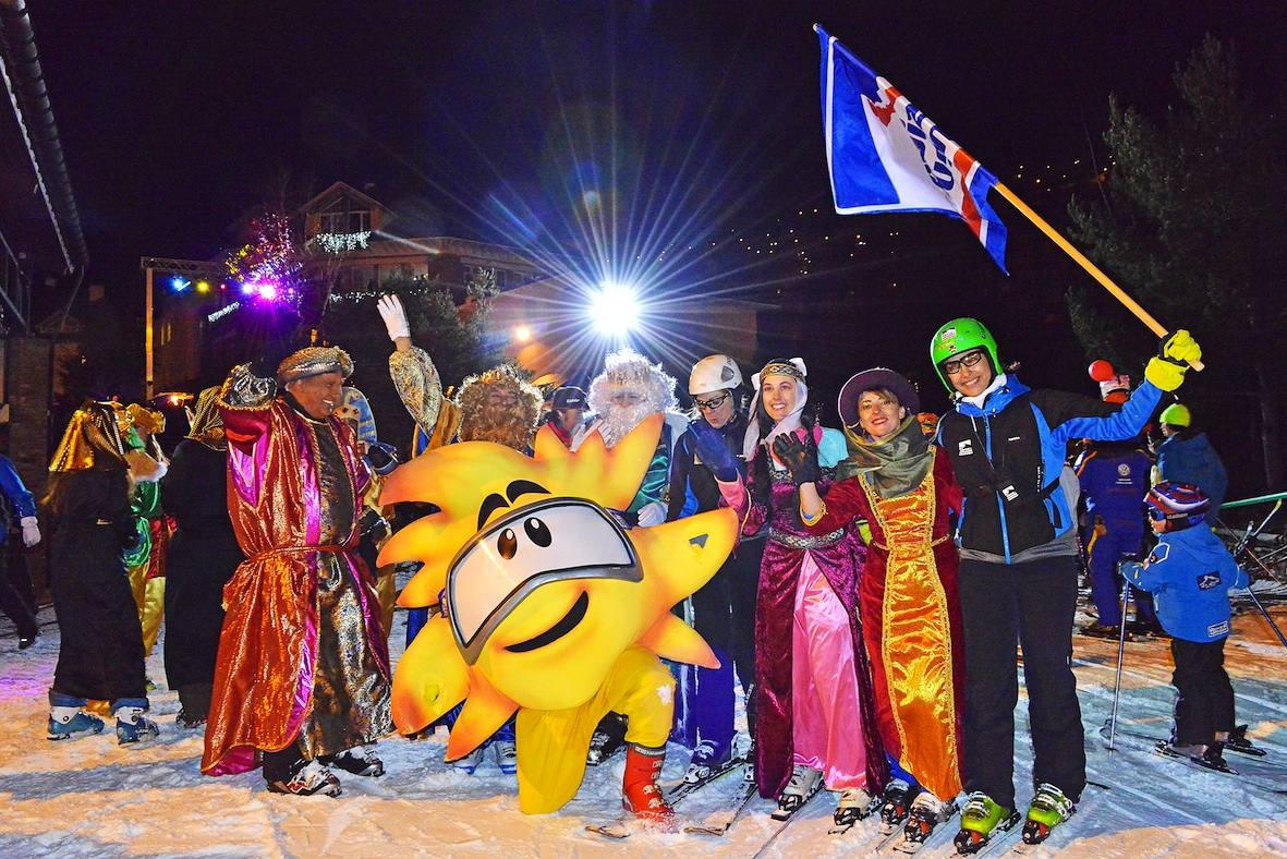 La bajada de los Reyes Magos en Sierra Nevada.