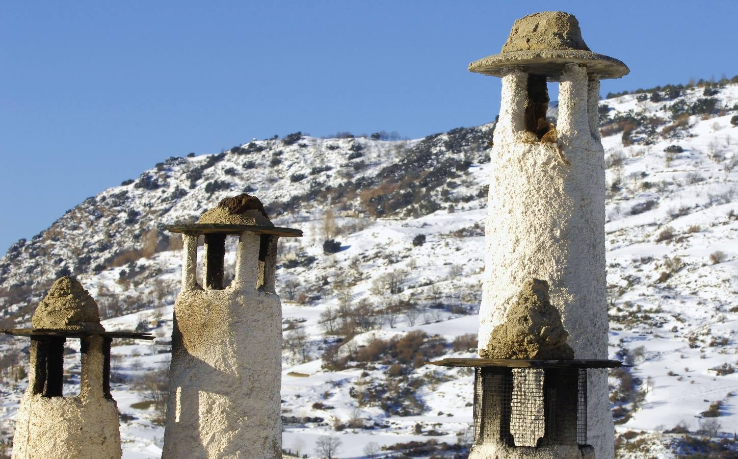 La Alpujarra cubierta de nieve