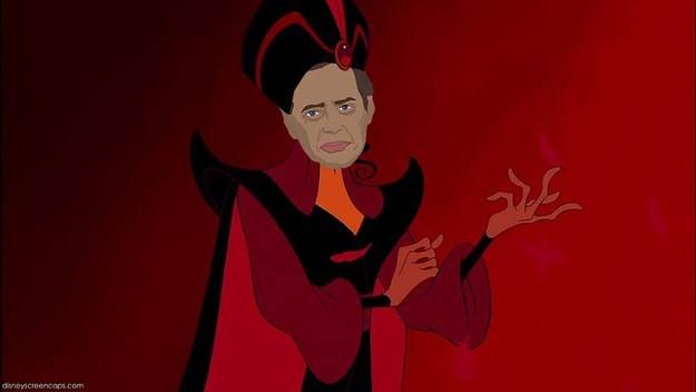 Steve Buscemi como 'Jafar'. 