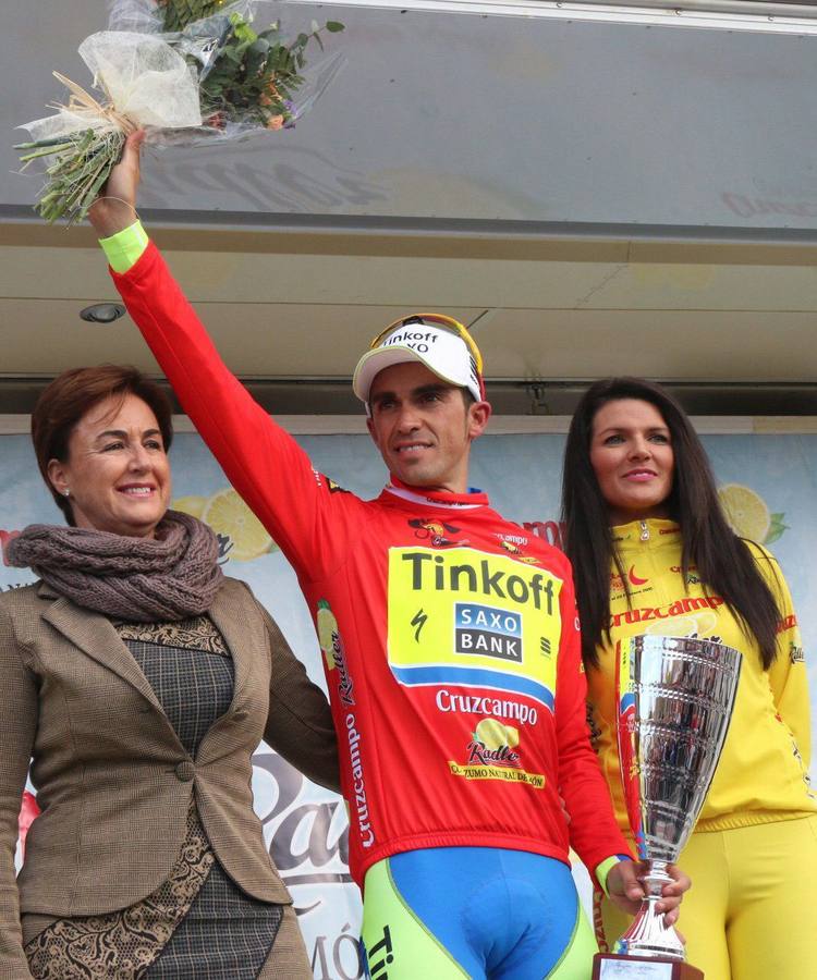 Lobato se exhibe en Lucena y Contador defiende con éxito el liderato