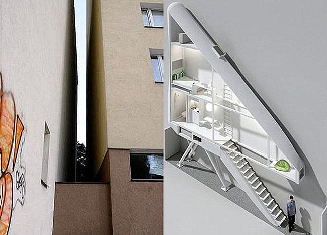 ¿Vivirías en la casa más estrecha del mundo de solo 14 metros cuadrados?