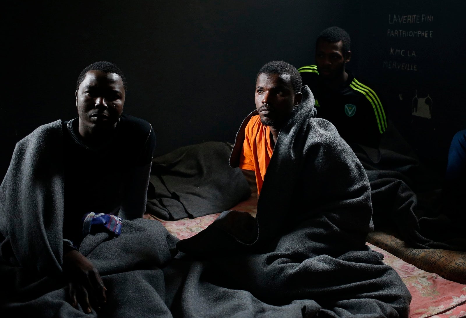 Centro de detención de inmigración en la ciudad de Garabulli.