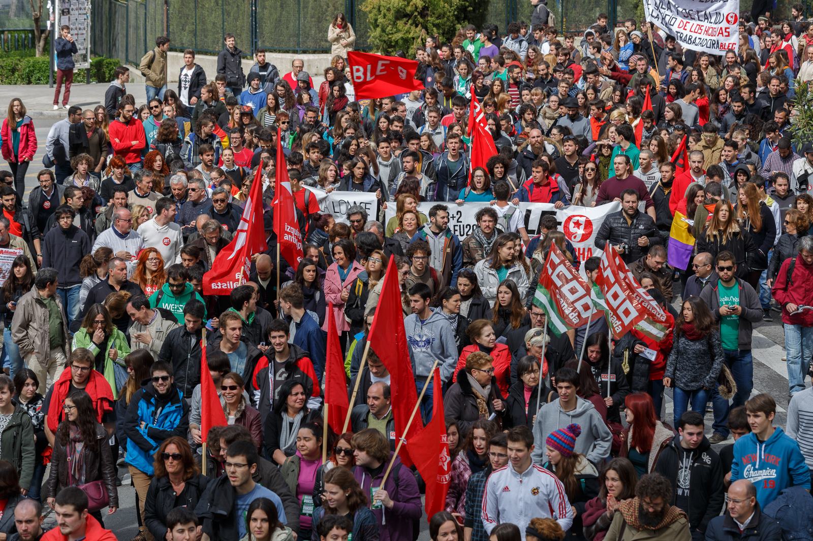 Estudiantes y trabajadores, contra el 3+2