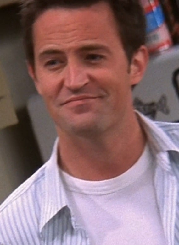 Matthew Perry como Chandler Bing en 2003. 