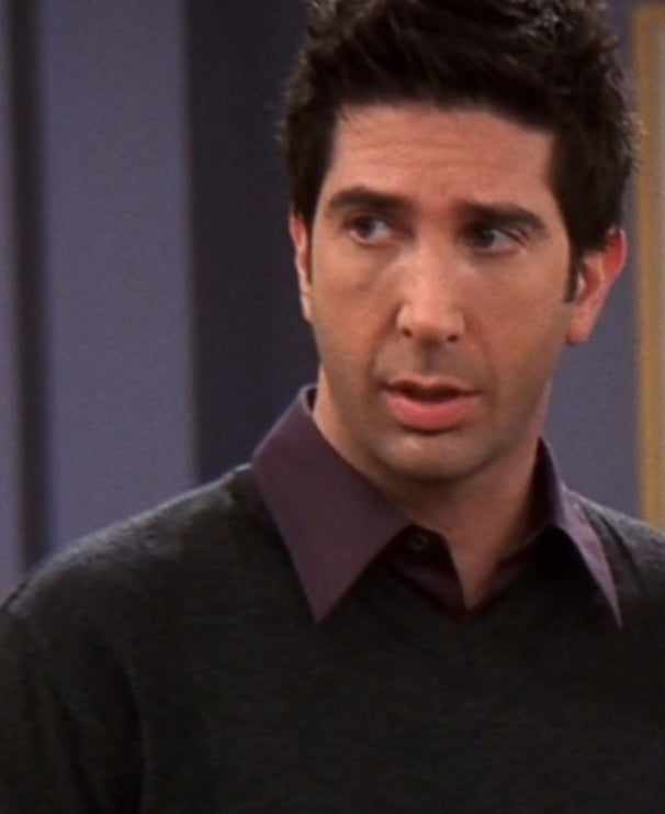 David Schwimmer como Ross Geller en 2003. 