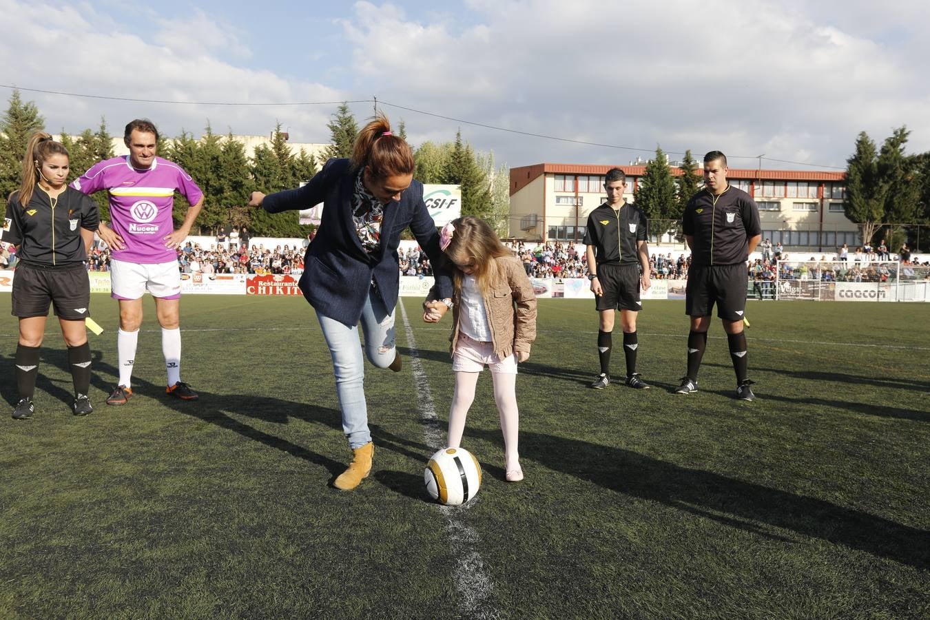 Una fiesta &#039;futbolera&#039; para la pequeña Triana