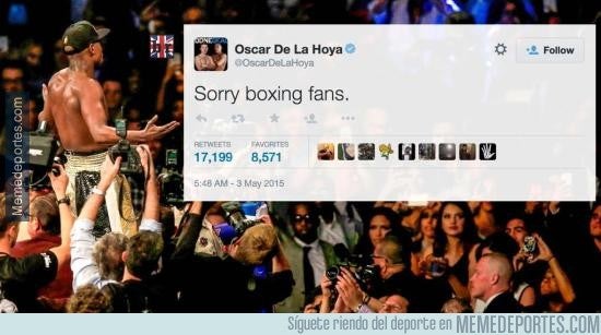 Los mejores memes del combate de boxeo Mayweather VS Pacquiao