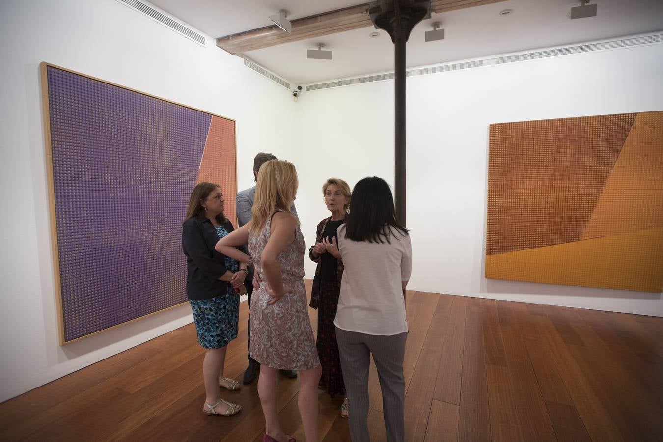 El Centro Guerrero y la Alhambra muestran una retrospectiva de las obras de Soledad Sevilla