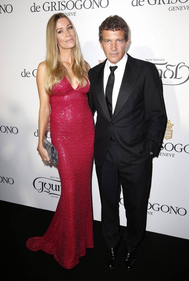 Las fotos de Antonio Banderas y su novia en el Festival de Cannes