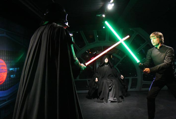 Asombrosas figuras de cera de los personajes de Star Wars en el Madame Tussauds