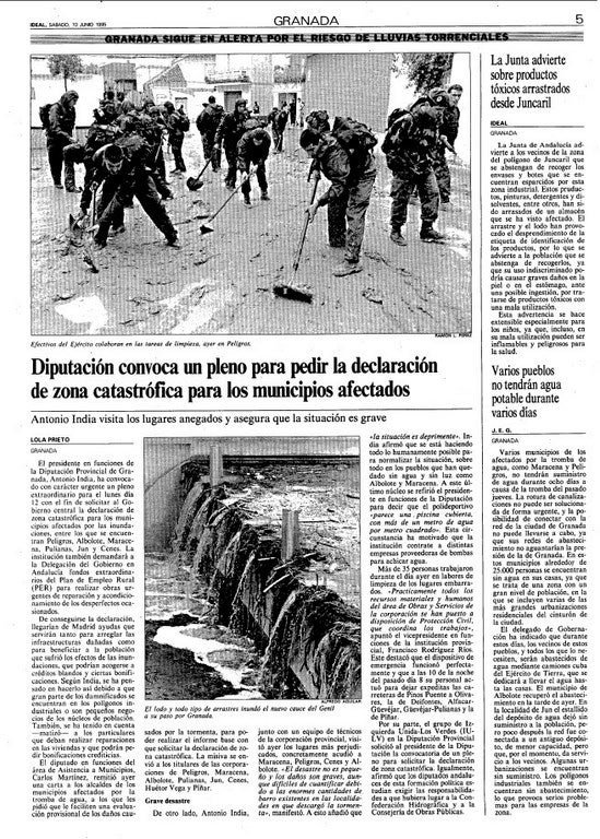 9 de junio: 20 años de la catástrofe en Granada