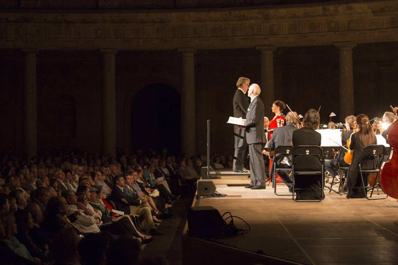 La actuación de la Orchester Wiener Akademie en el Palacio de Carlos V