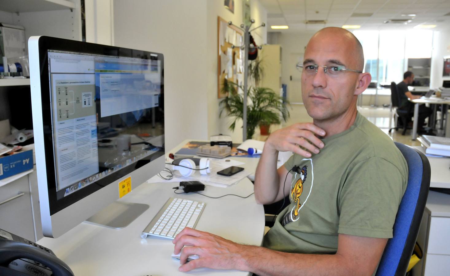 Francisco Bonet, investigador del Observatorio de S. Nevada.