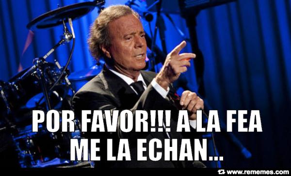 Los memes de Julio Iglesias