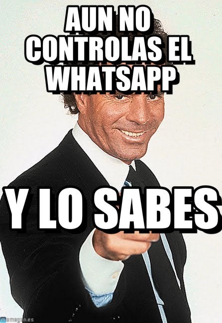 Los memes de Julio Iglesias