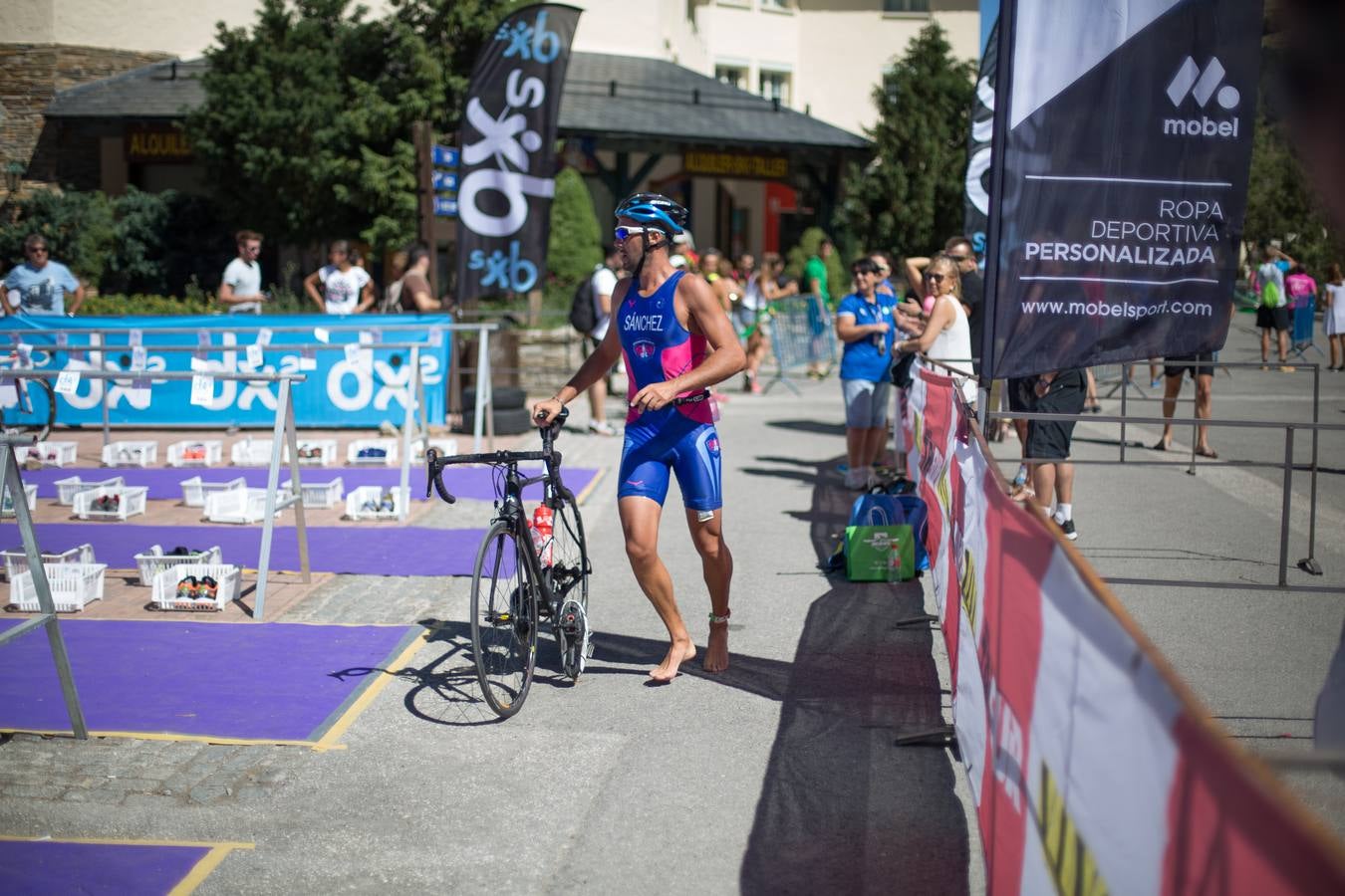 De la bici a las piernas