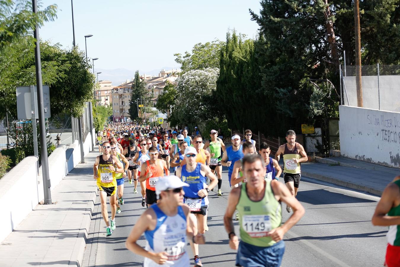 La salida y paso por Ogíjares