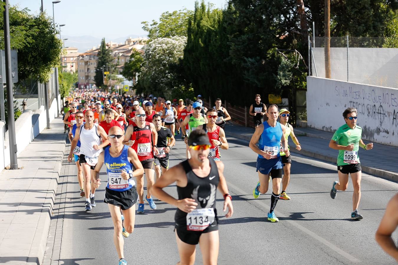 La salida y paso por Ogíjares