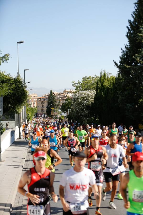 La salida y paso por Ogíjares