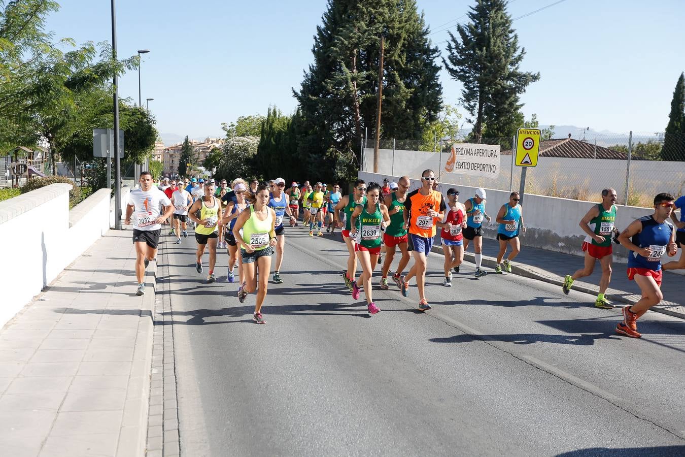 La salida y paso por Ogíjares